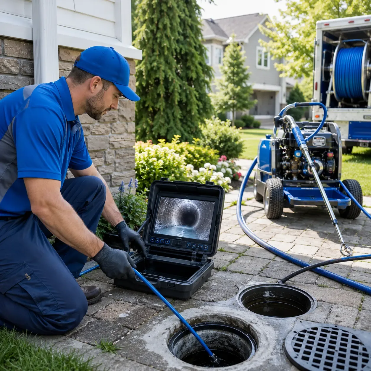 Outdoor drain cleaning professionals serving Tuscola, IL